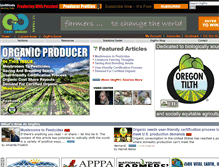 Tablet Screenshot of organicproducermag.com